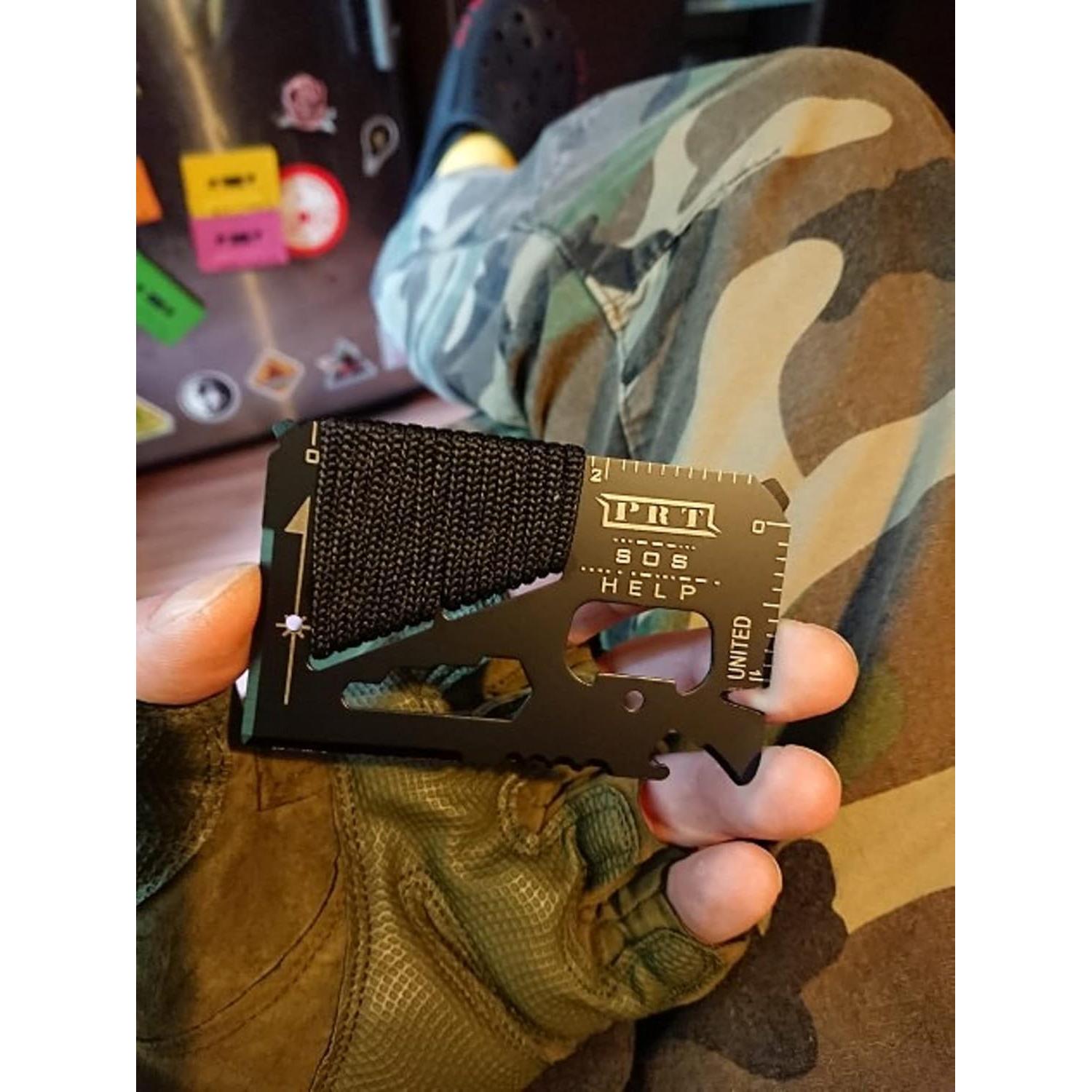 Herramienta de Supervivencia 14 en 1 Fuvooi para Billetera