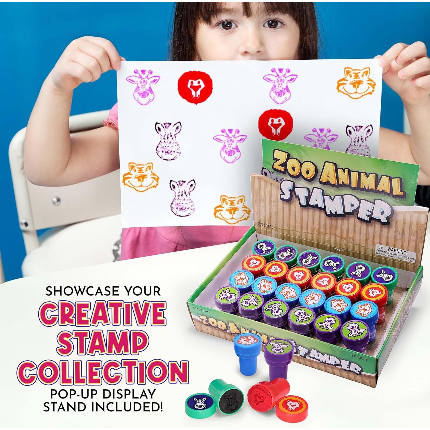 Set de Sellos de Autoentintado Srenta 24 Pcs Animales