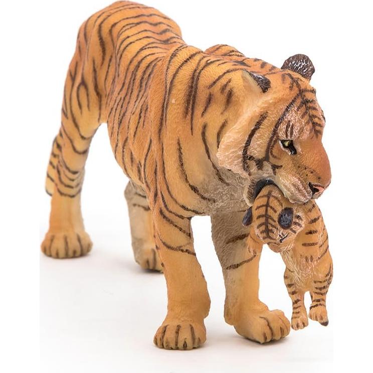 Figura Tigresa con Cachorro Papo 14.5x6.5cm Detalle Realista
