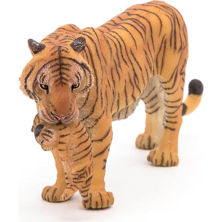 Figura Tigresa con Cachorro Papo 14.5x6.5cm Detalle Realista
