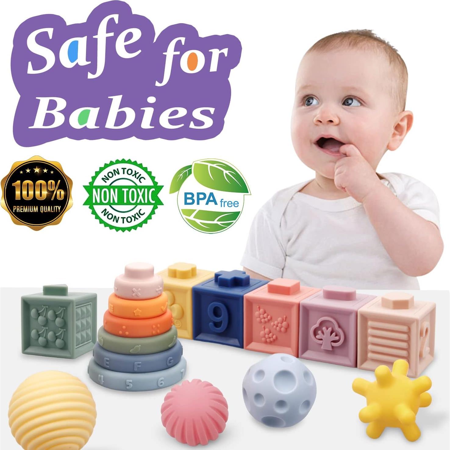Juguetes Montessori IFLOVE 3 en 1 para Bebés 0.91 kg
