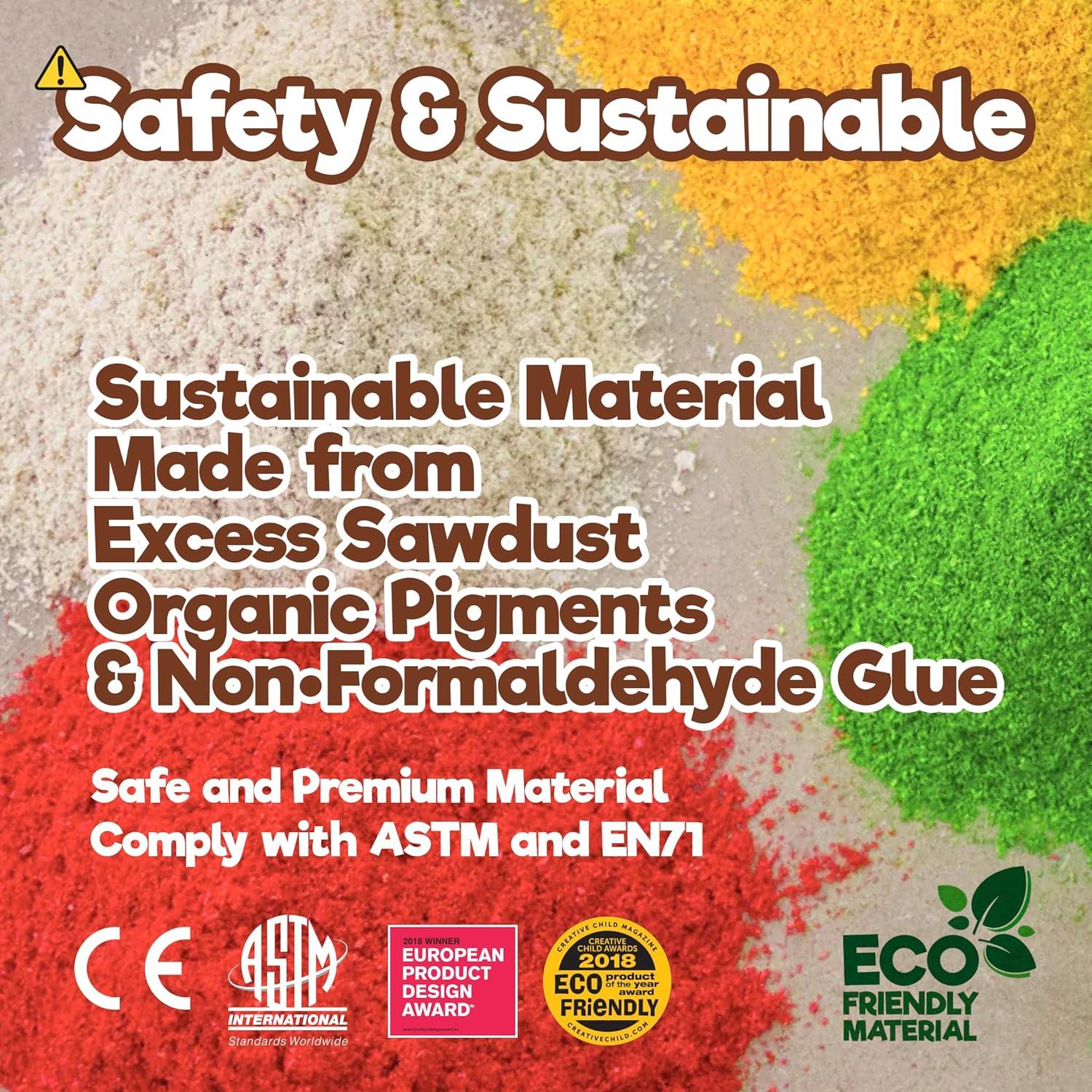 Figuras de Animales de Madera Taksa Toys Juego Educativo