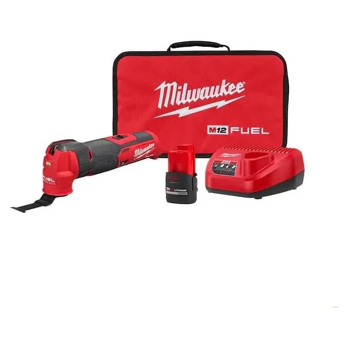 Kit Herramienta Oscilante Inalámbrica Milwaukee M12 FUEL 12V