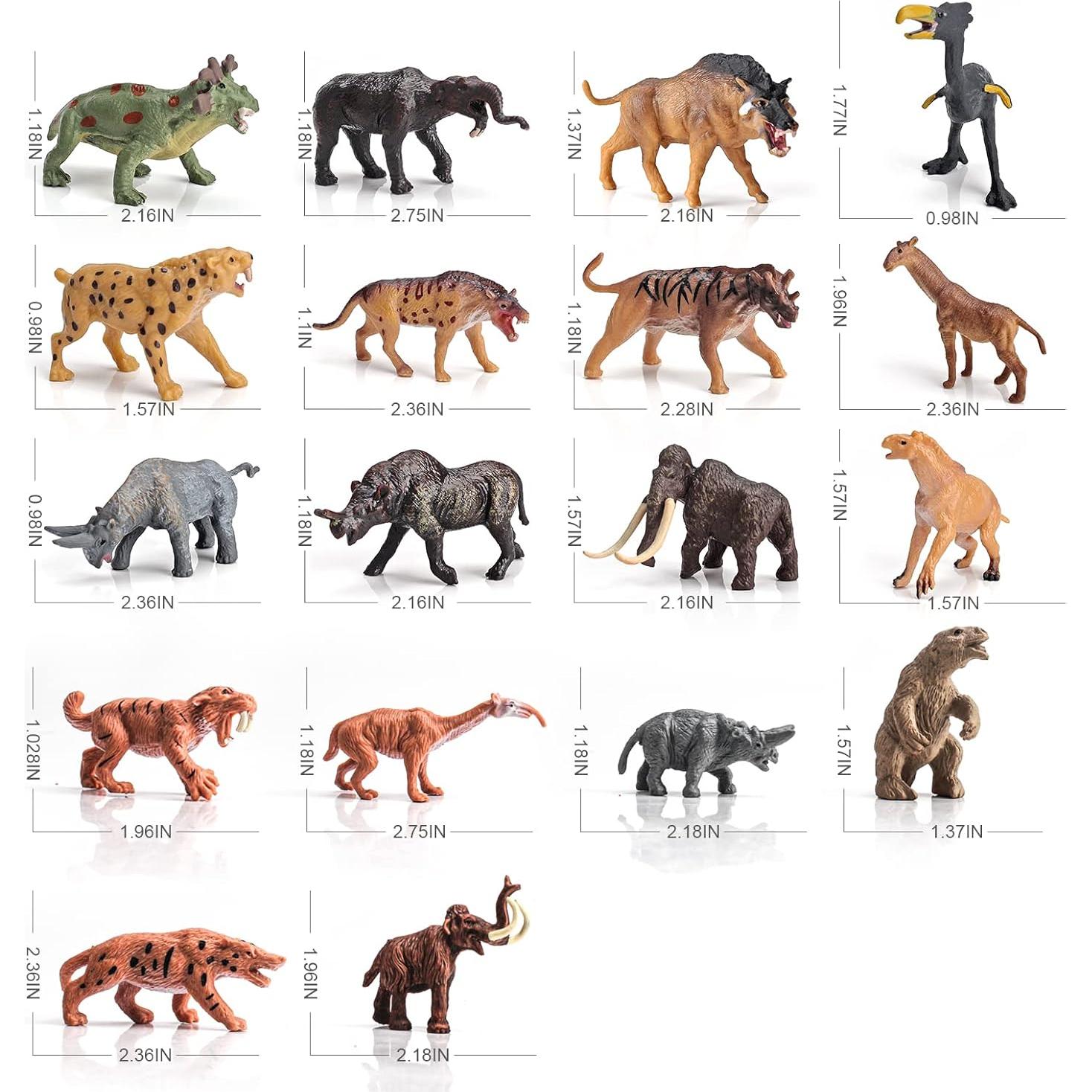 Mini Juguetes Animales Prehistóricos 18PCS LC JoyCre