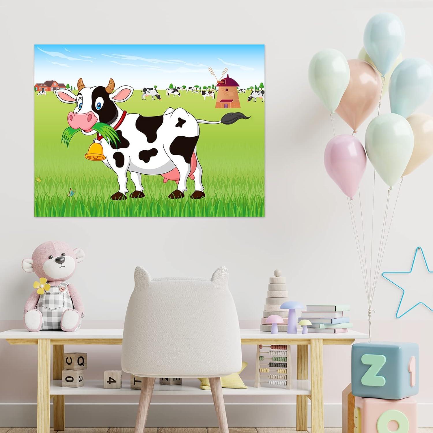 Juego de Poner la Cola en la Vaca NEBURORA con 30 Colas