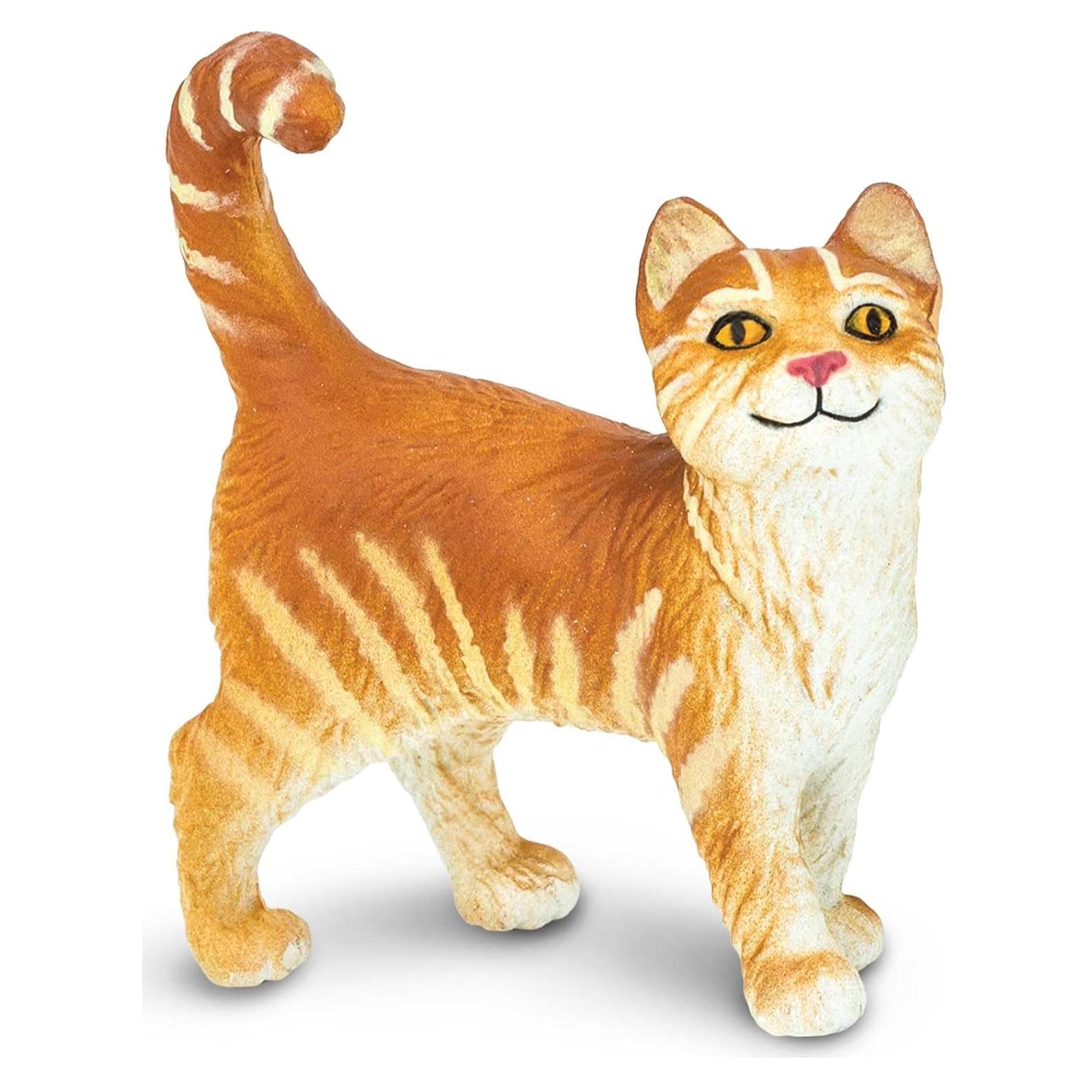 Figura Gato Atigrado Safari Ltd. 5 cm Juguete Educativo