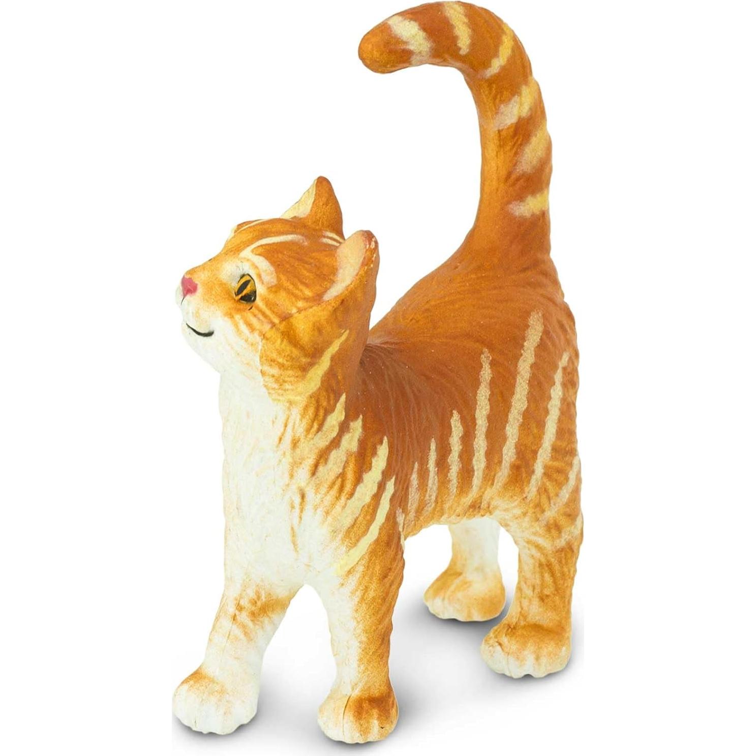 Figura Gato Atigrado Safari Ltd. 5 cm Juguete Educativo