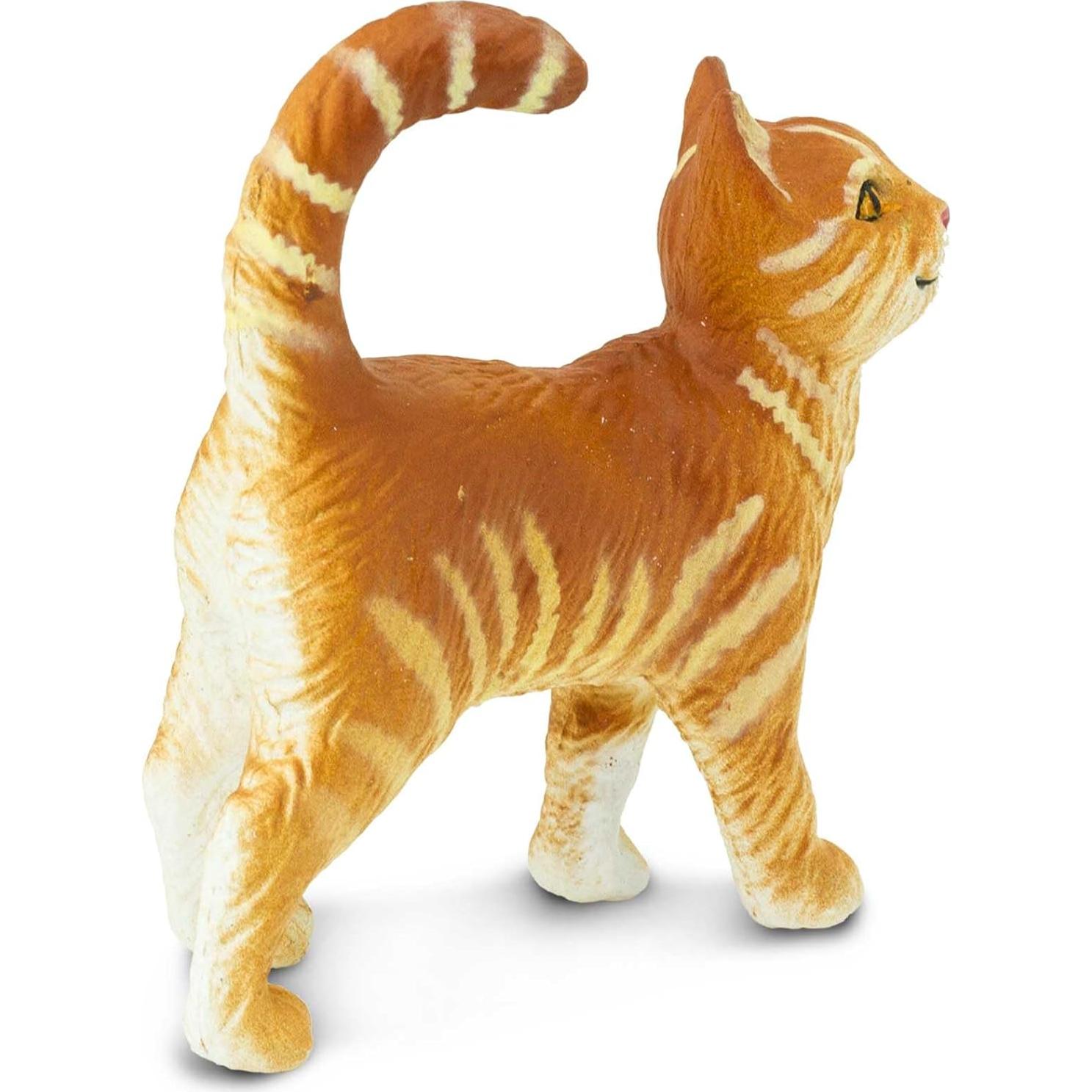 Figura Gato Atigrado Safari Ltd. 5 cm Juguete Educativo
