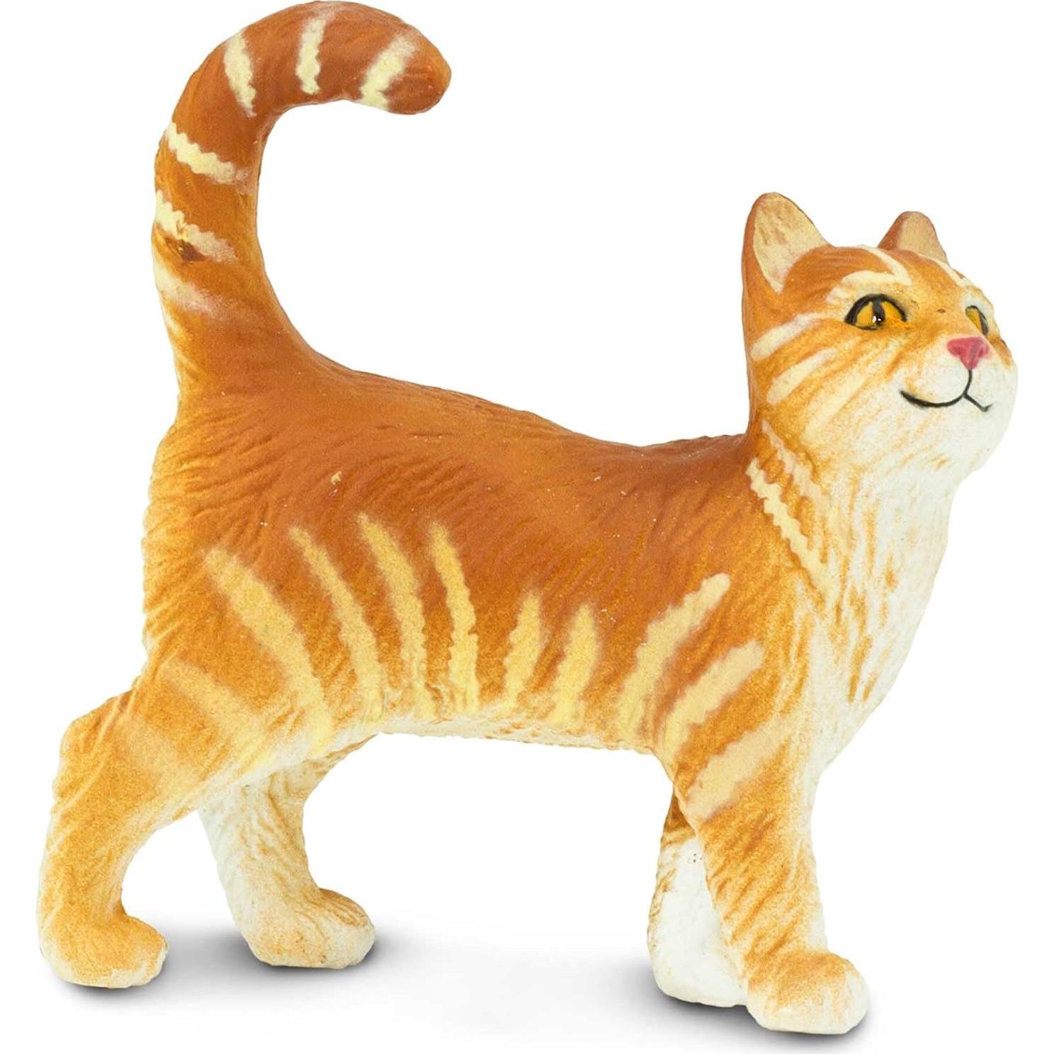 Figura Gato Atigrado Safari Ltd. 5 cm Juguete Educativo