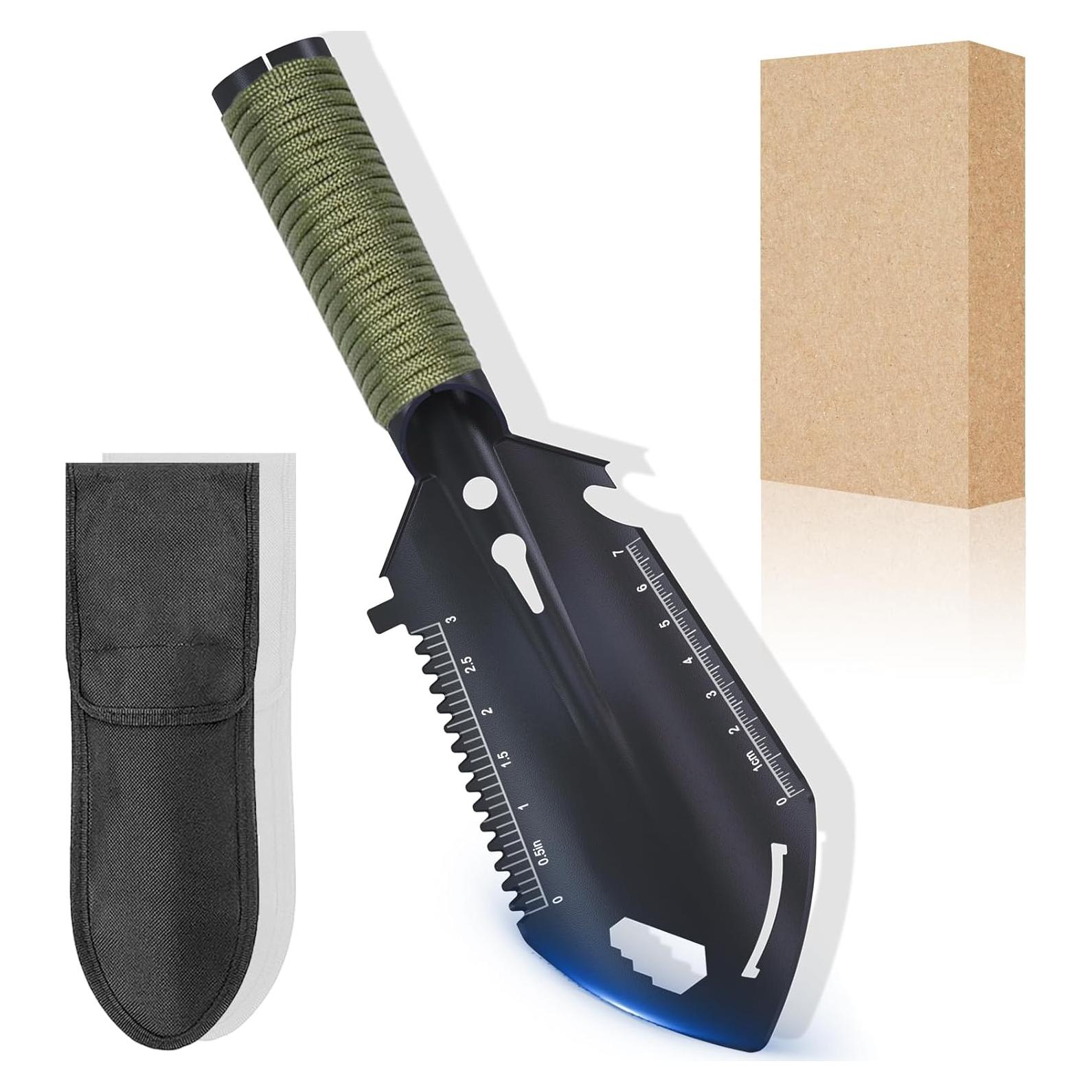 Pala Multiherramienta KEIFUKUH 10 en 1 Ligera para Camping