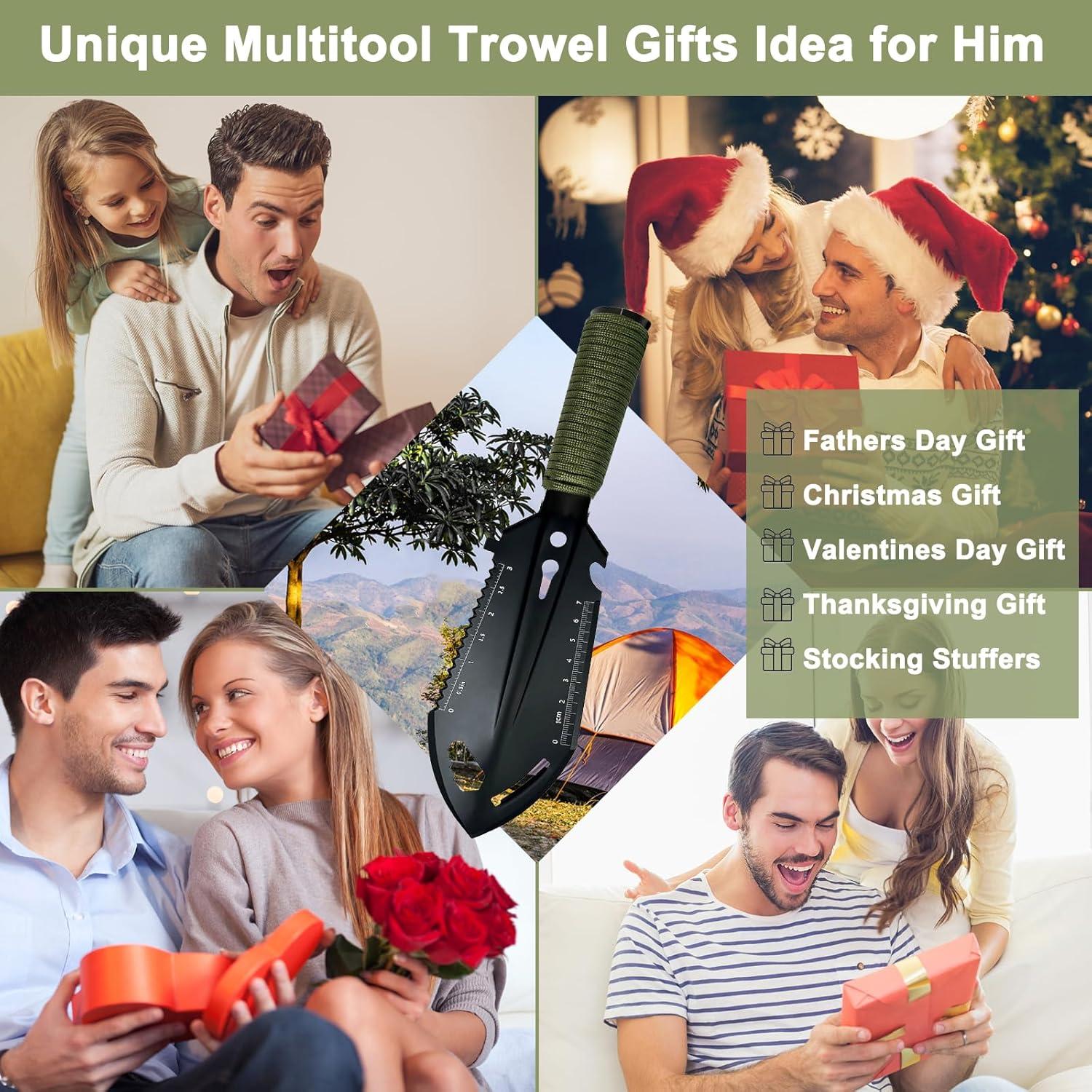 Pala Multiherramienta KEIFUKUH 10 en 1 Ligera para Camping