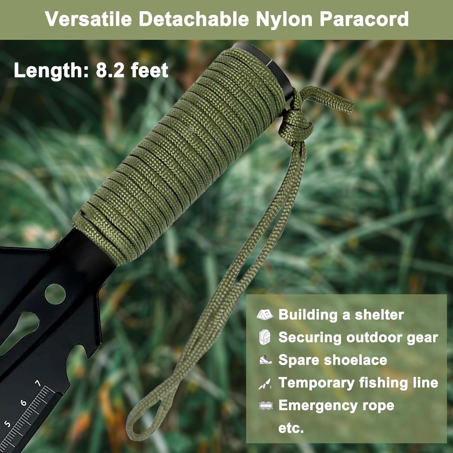 Pala Multiherramienta KEIFUKUH 10 en 1 Ligera para Camping