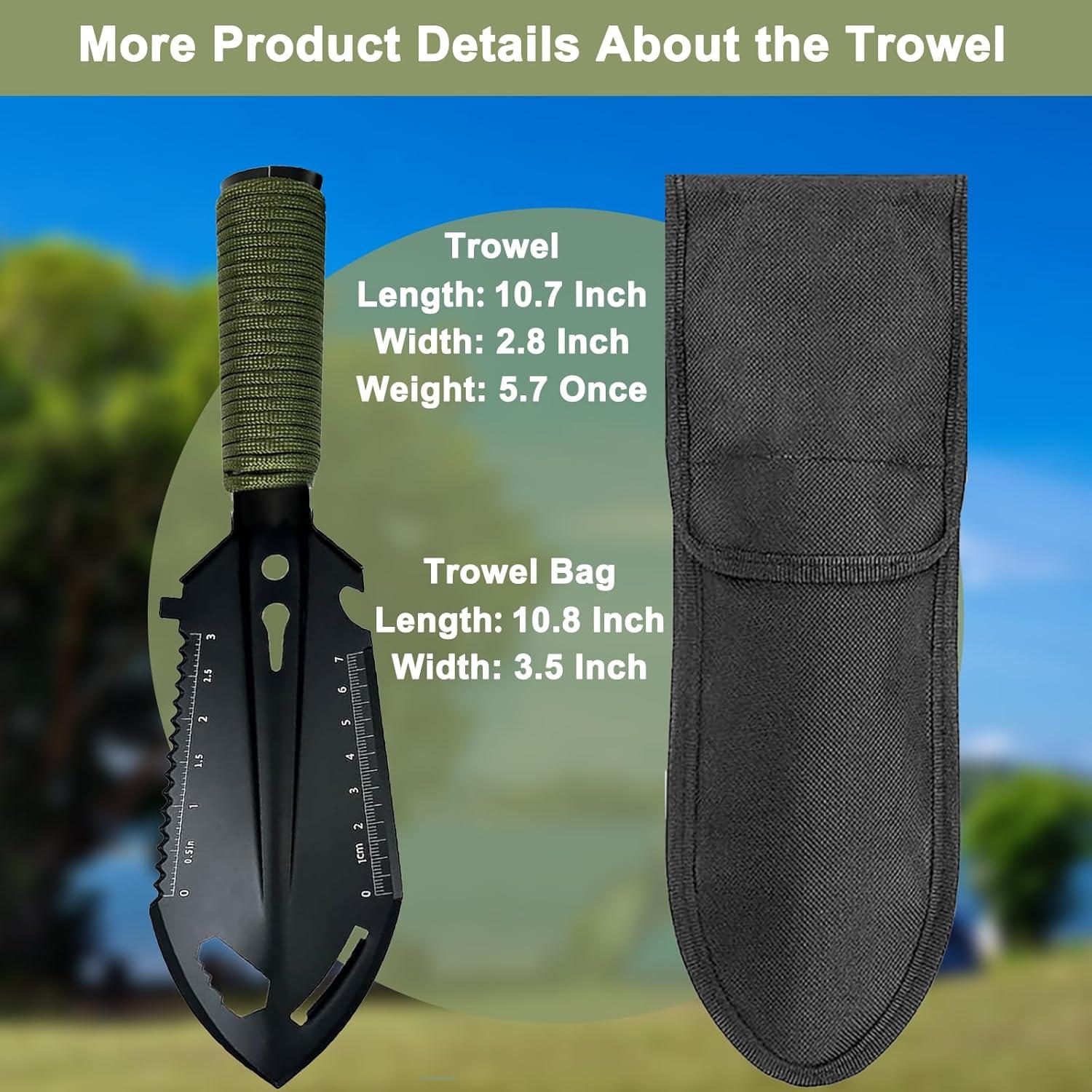 Pala Multiherramienta KEIFUKUH 10 en 1 Ligera para Camping