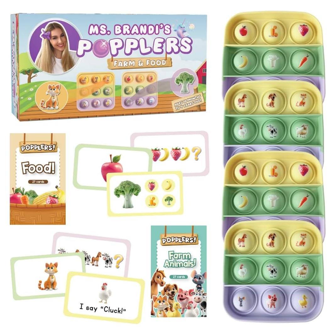 Juego Educativo Fidget Popplers - El Juego de Fidget - 6 Mini-Juegos