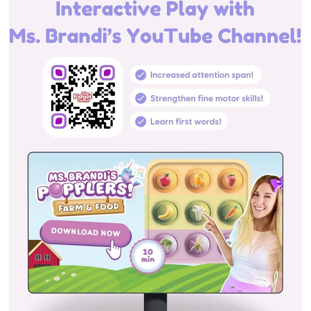 Juego Educativo Fidget Popplers - El Juego de Fidget - 6 Mini-Juegos