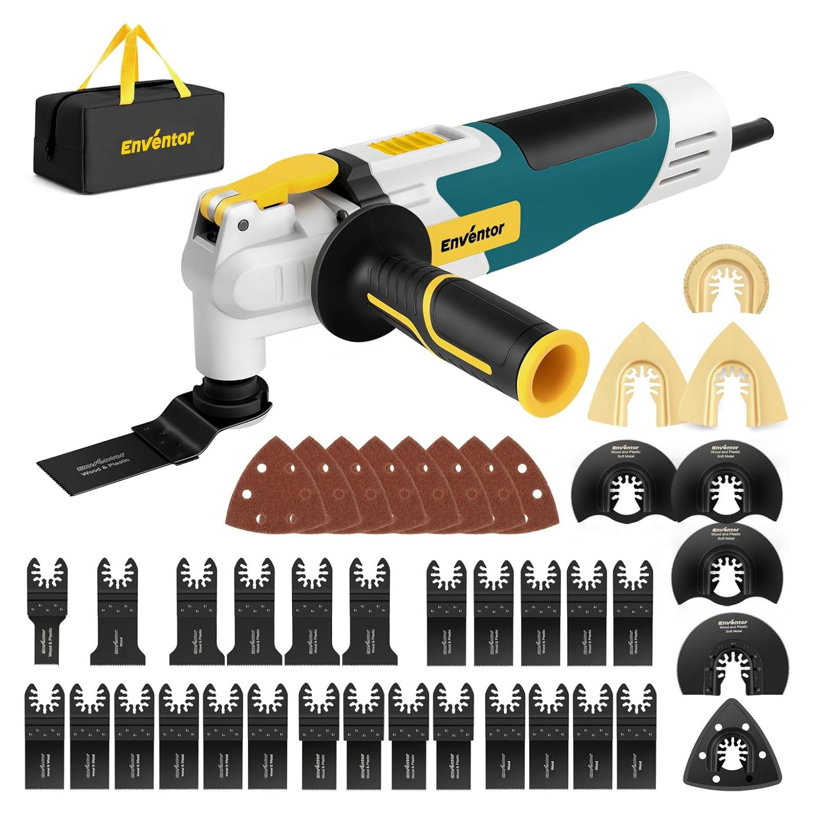 Sierra Oscilante Eléctrica Enventor 260W 43 Accesorios