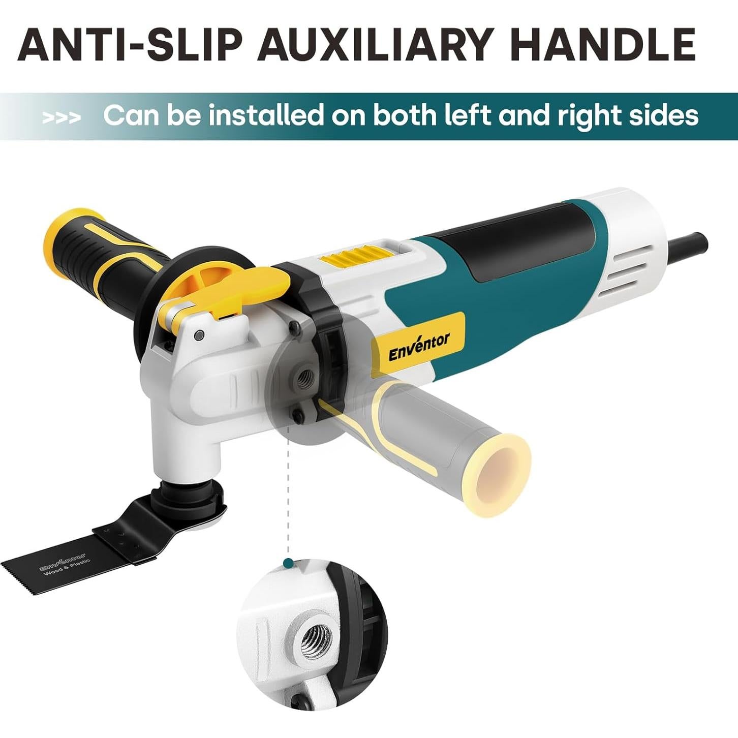 Sierra Oscilante Eléctrica Enventor 260W 43 Accesorios