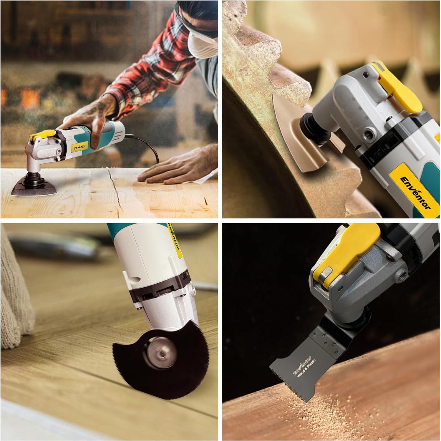 Sierra Oscilante Eléctrica Enventor 260W 43 Accesorios