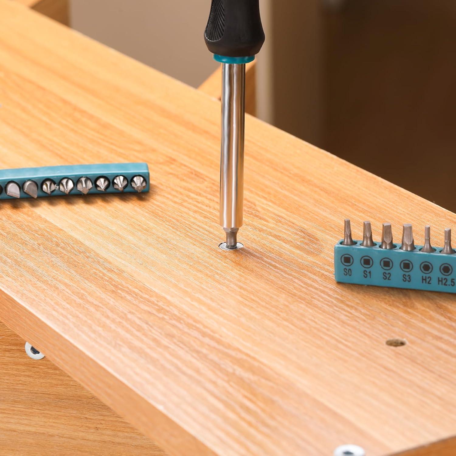 Kit de Herramientas Multiusos Hantinstom 164 Piezas Estuche Redondo