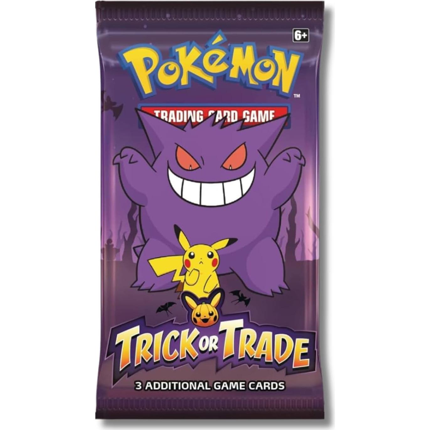 Paquete de Refuerzo Pokémon Trick or Trade 2023 - Gengar y Pikachu