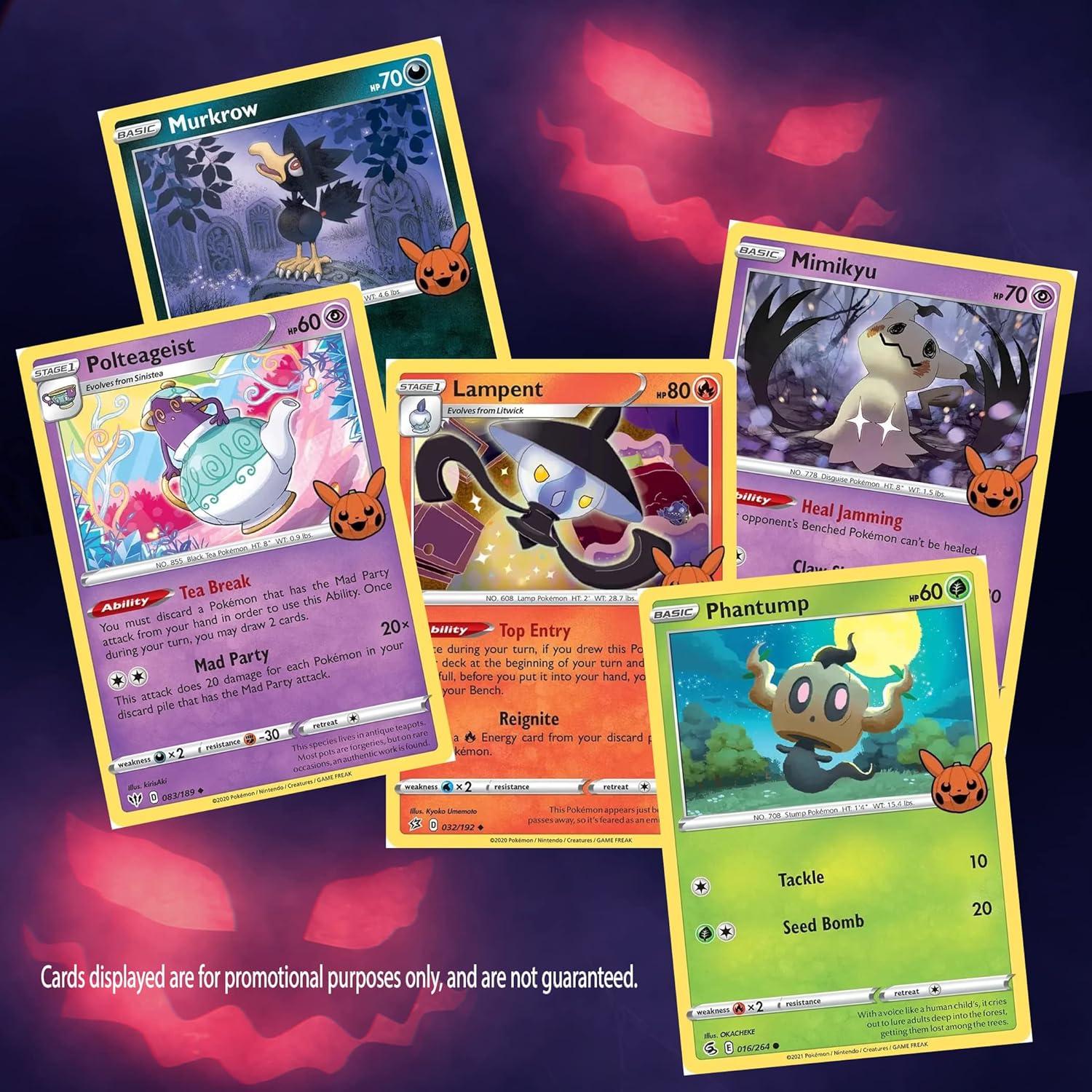 Cartas de Pokémon Halloween Trick or Trade - Paquete de Refuerzo 40 Mini Cartas
