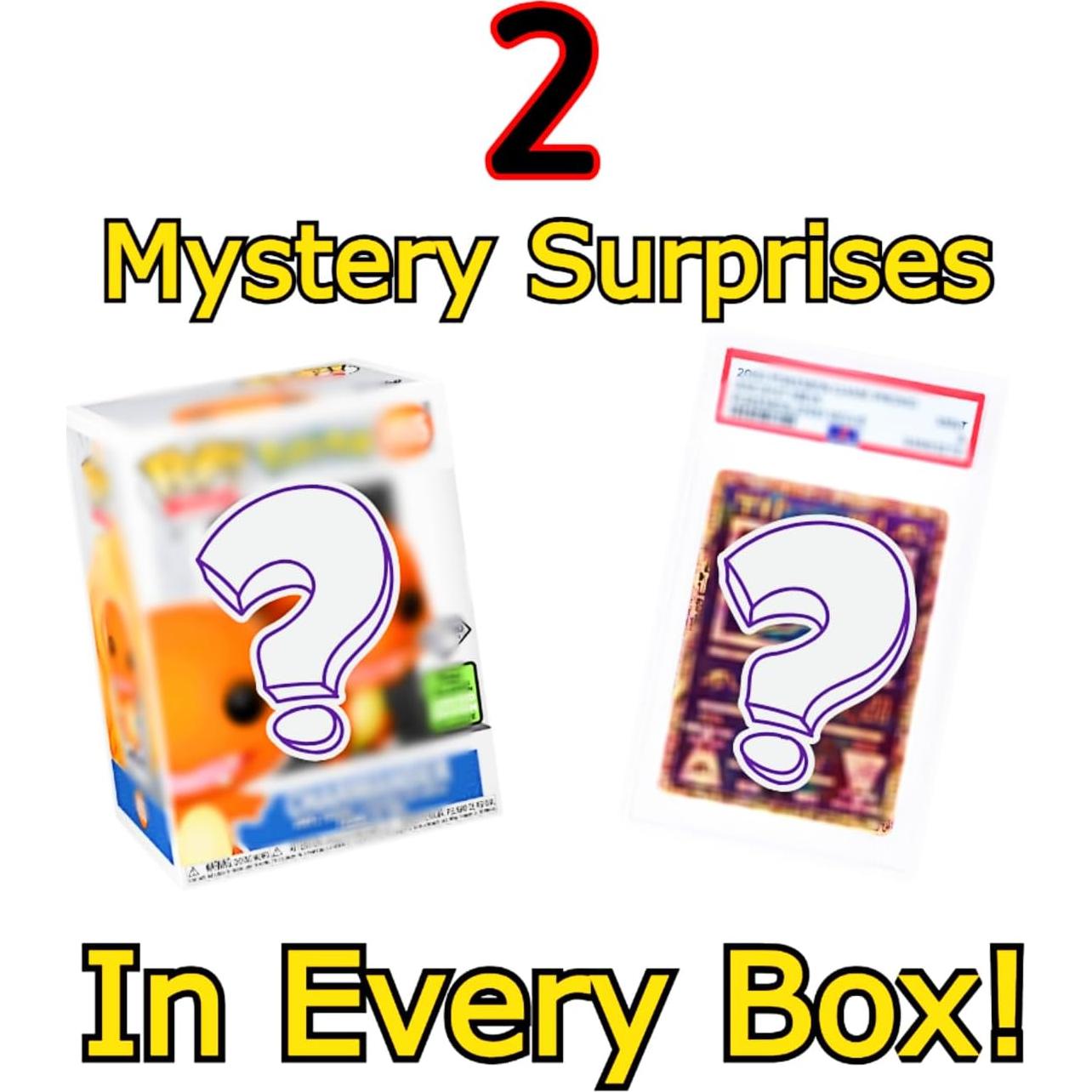 Caja de Regalo Misteriosa Coleccionista Funko Pop y Tarjeta PSA