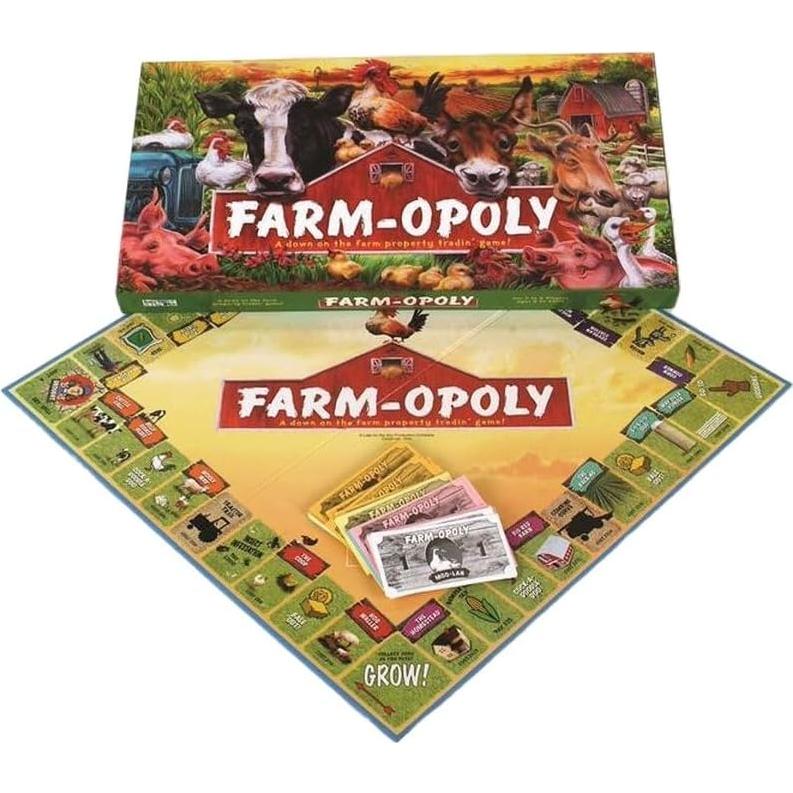 Juego de Mesa Farm-Opoly Tarde para el Cielo 39x27 cm