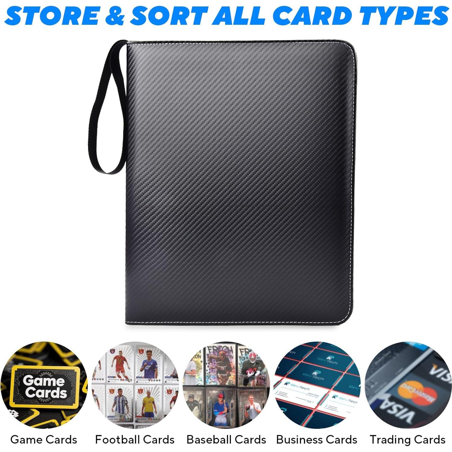 Carpeta de Tarjetas de Comercio ULLTOON 9 Bolsillos 990 Tarjetas