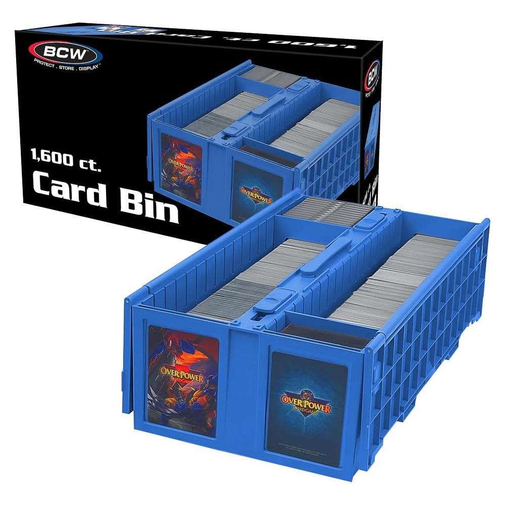 Caja de Cartas Coleccionables BCW Azul 1600 Cartas Plástico
