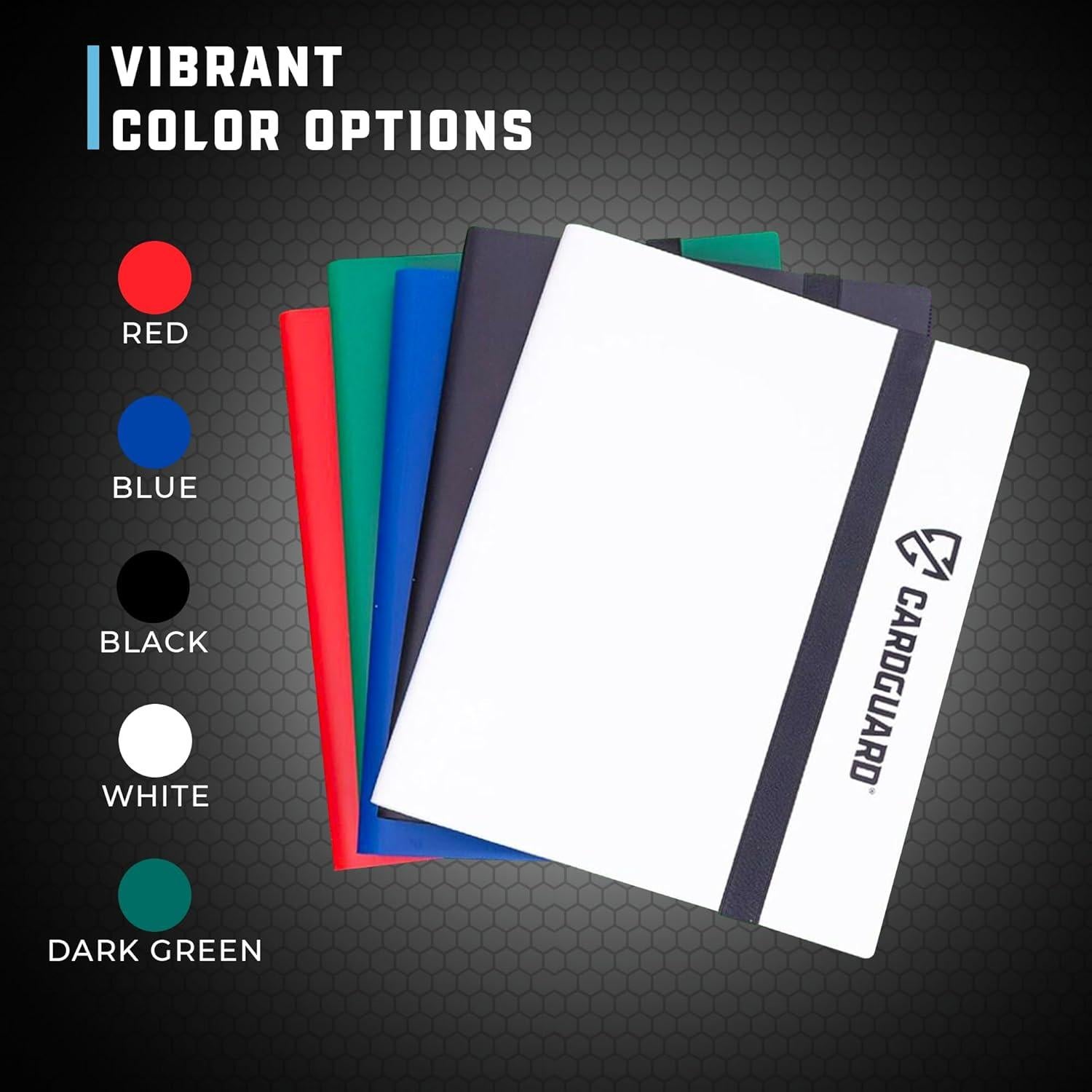 Carpeta de Cartas CardGuard Pro-Folio 9 Bolsillos Negra