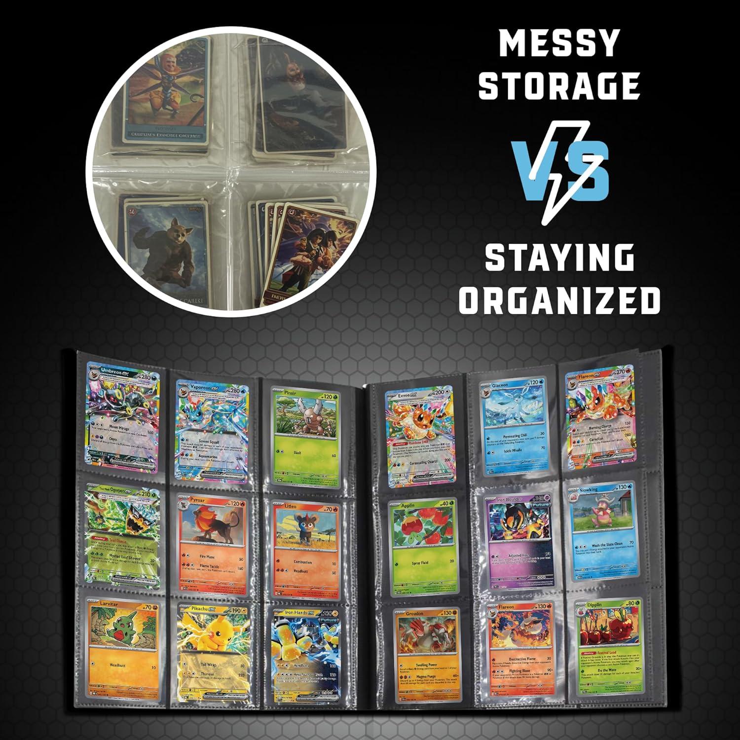 Carpeta de Cartas CardGuard Pro-Folio 9 Bolsillos Negra