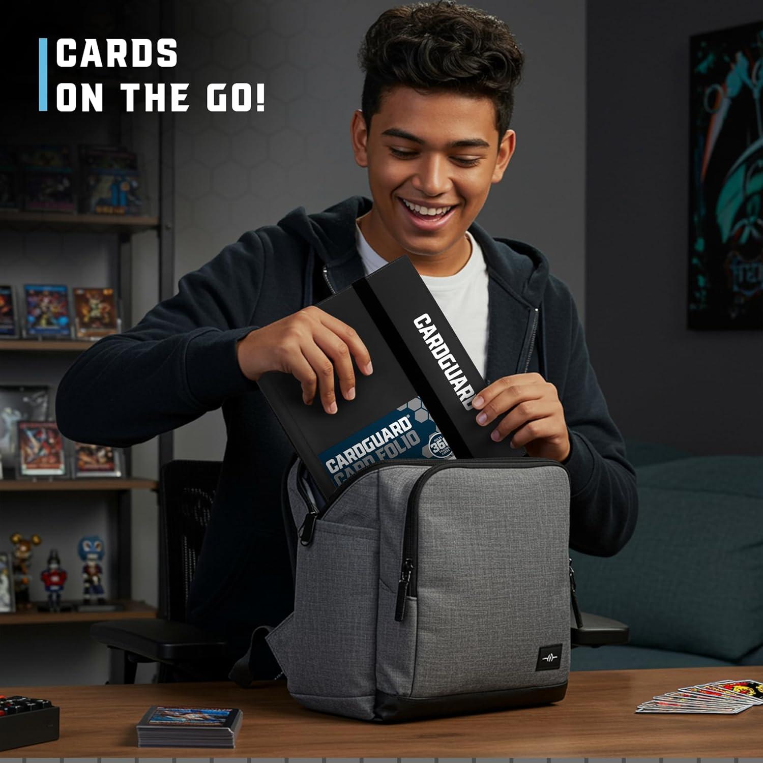 Carpeta de Cartas CardGuard Pro-Folio 9 Bolsillos Negra