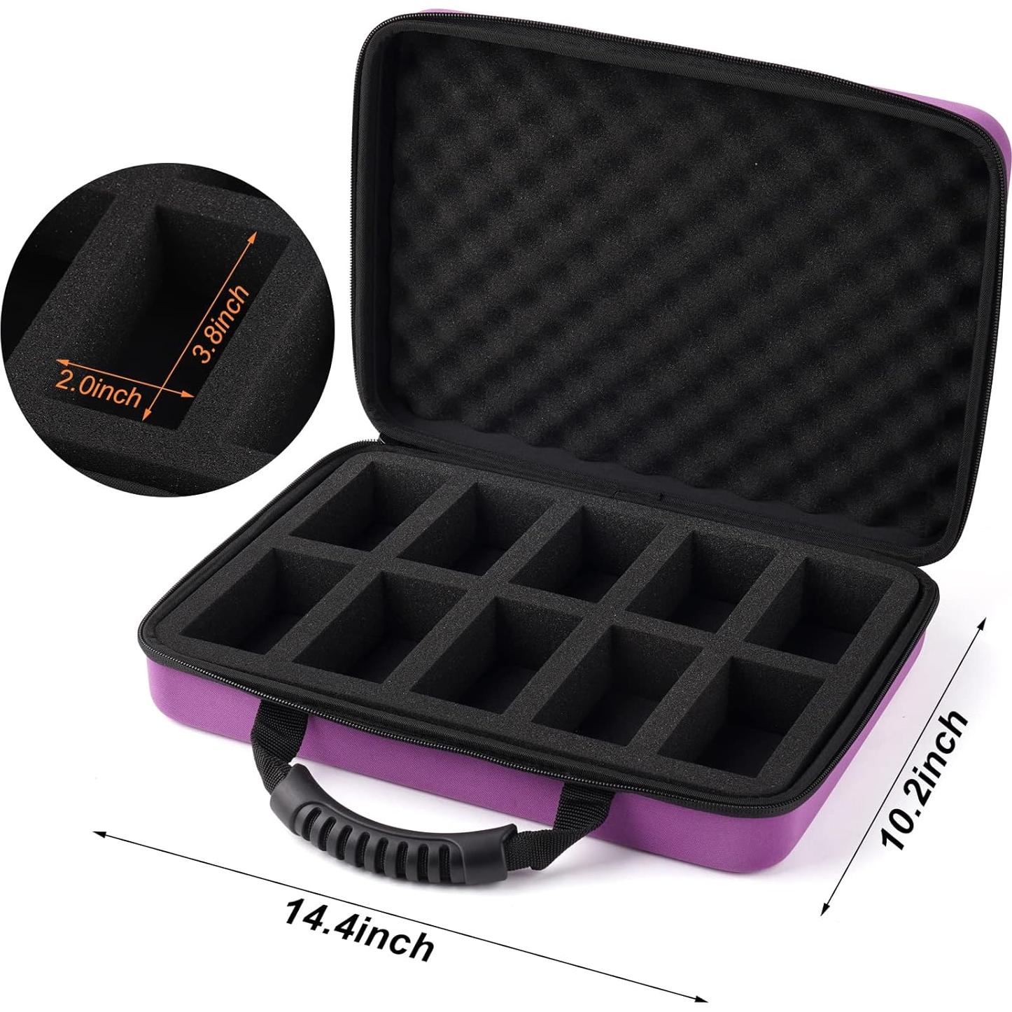 Estuche para cartas Wevbsiy 2200+ cartas púrpura