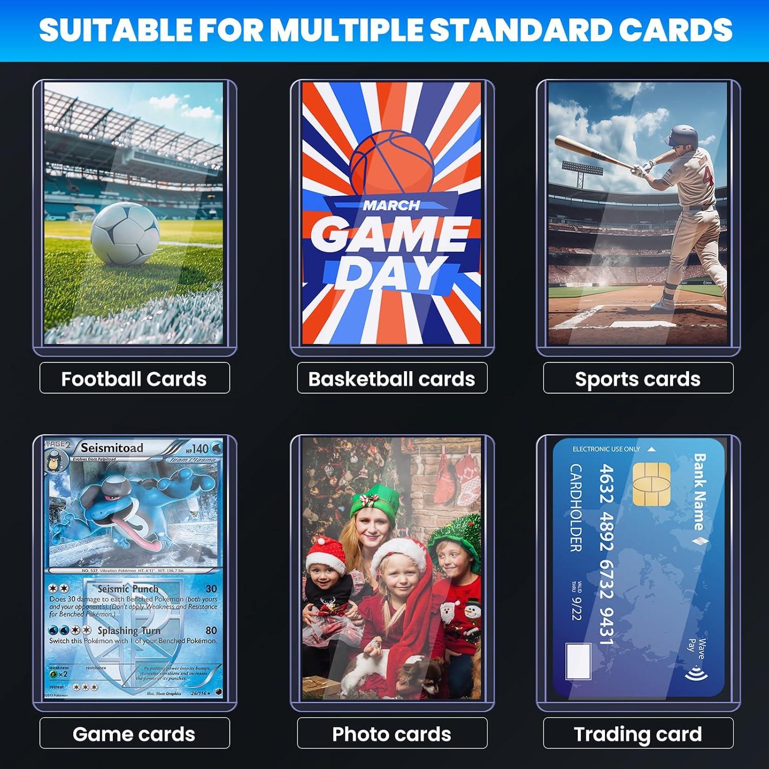 200 Fundas para Tarjetas ZENOWICK Duras y Blandas 7.62x10.16cm