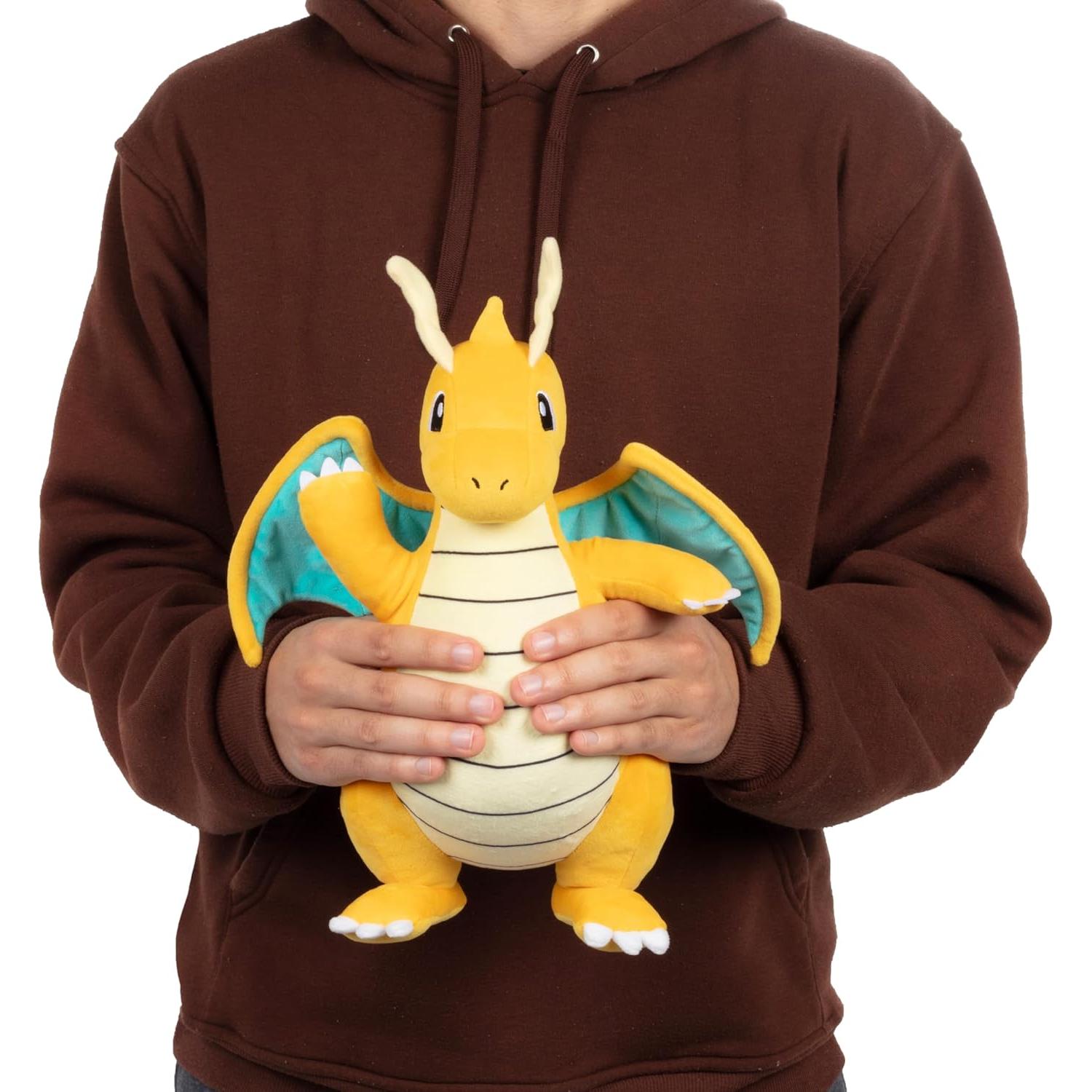Peluche Pokémon Dragonite 30 cm - Licencia Oficial Jazwares