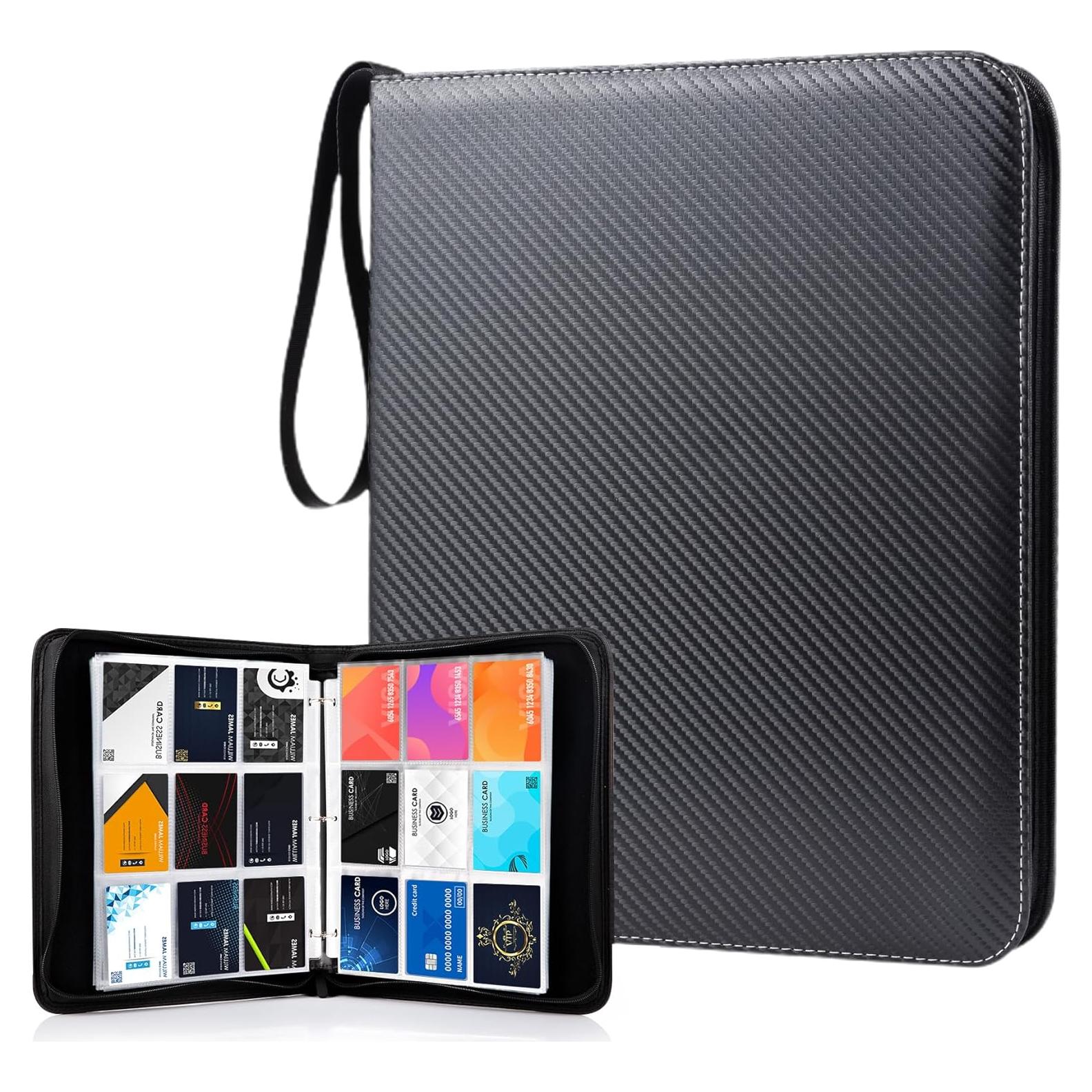 Carpeta de Cartas WOT I 900 Bolsillos Doble Cara Negra