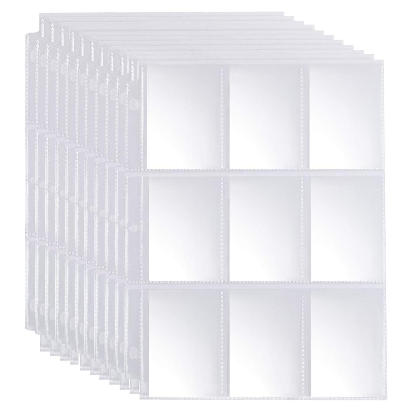 Fundas para Tarjetas JIQEZNL 80 Hojas Doble Cara 1440 Bolsillos