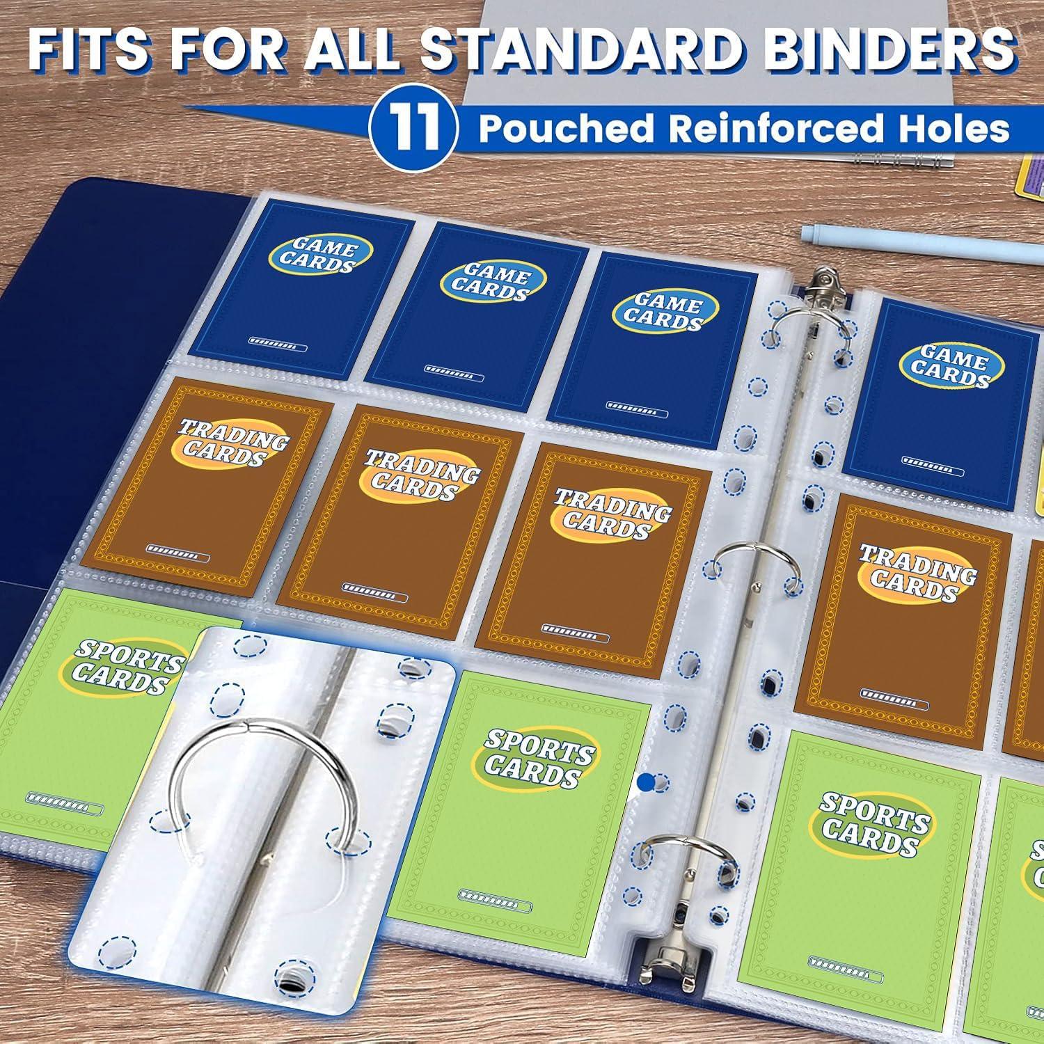 36 Hojas Manga para Cartas Fabmaker 9 Bolsillos 648 Cartas