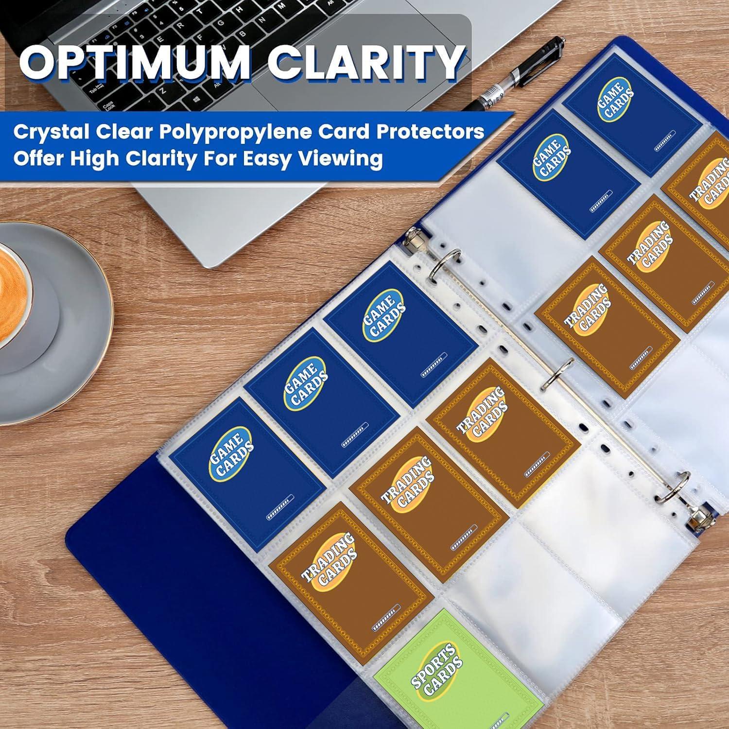 36 Hojas Manga para Cartas Fabmaker 9 Bolsillos 648 Cartas