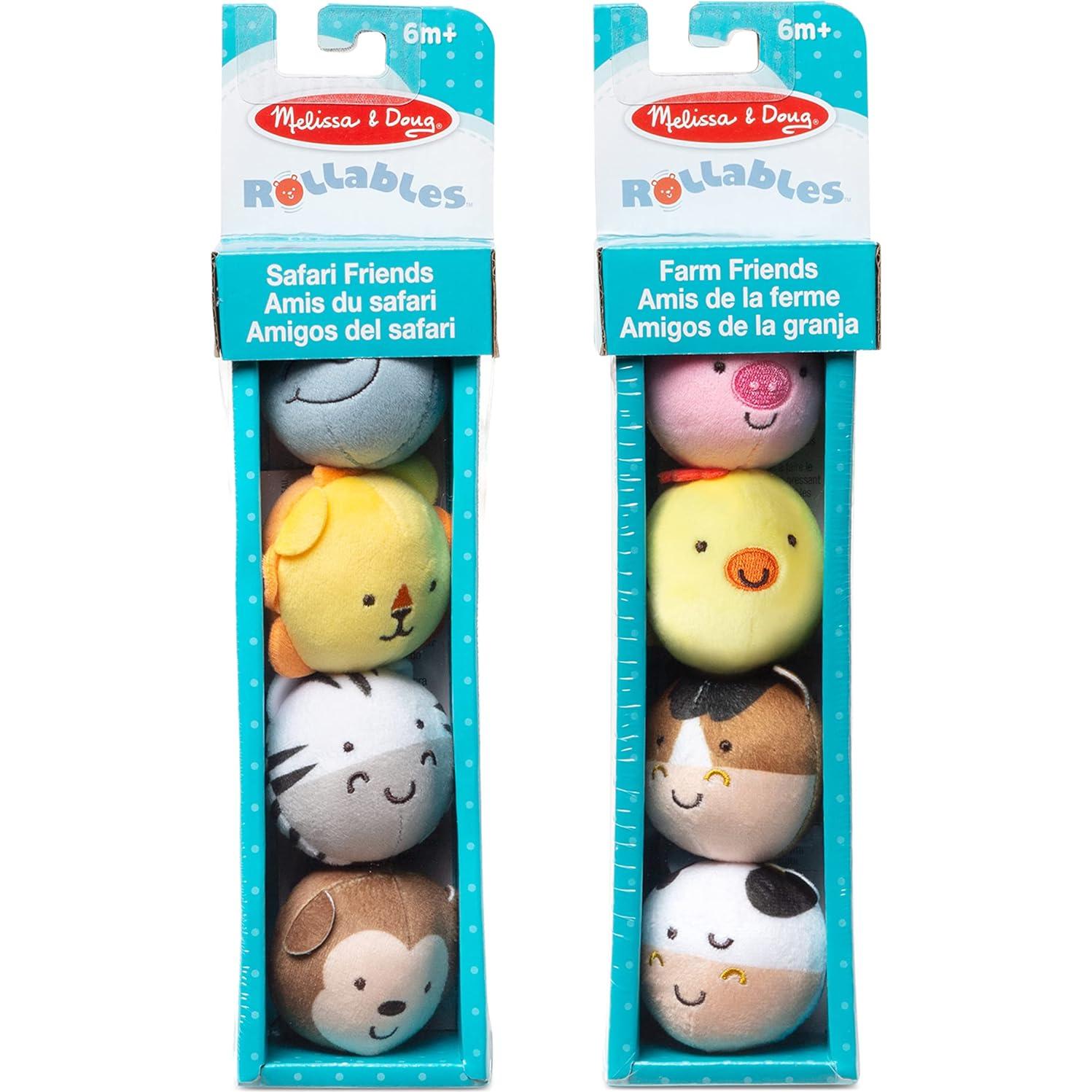 Juguete para Bebés Rollables Melissa & Doug 8 Animales