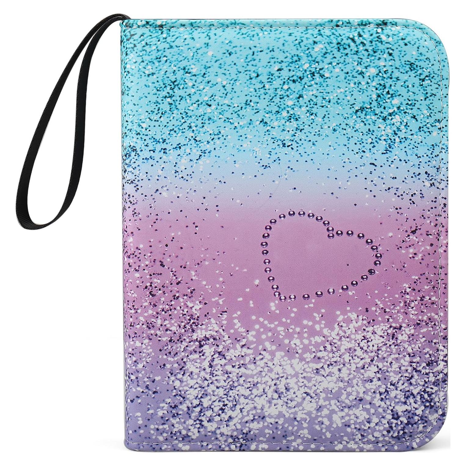 Carpeta de Trading Cards VEELAM 4 Bolsillos Arcoíris 400 Tarjetas