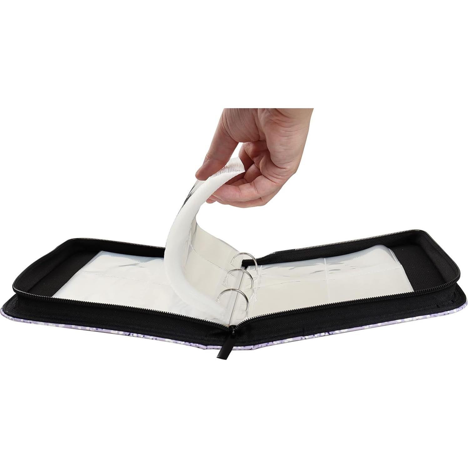 Carpeta de Trading Cards VEELAM 4 Bolsillos Arcoíris 400 Tarjetas