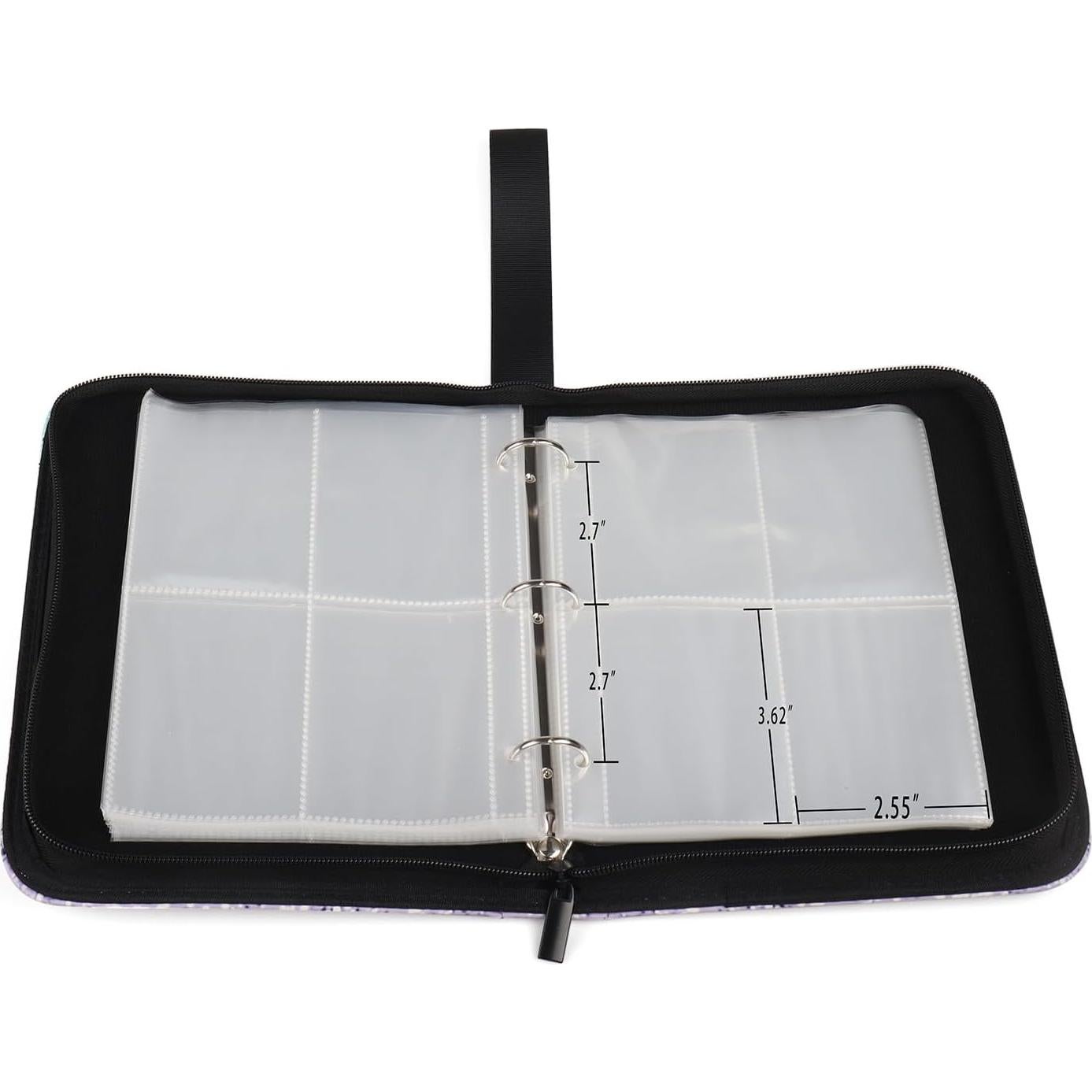 Carpeta de Trading Cards VEELAM 4 Bolsillos Arcoíris 400 Tarjetas