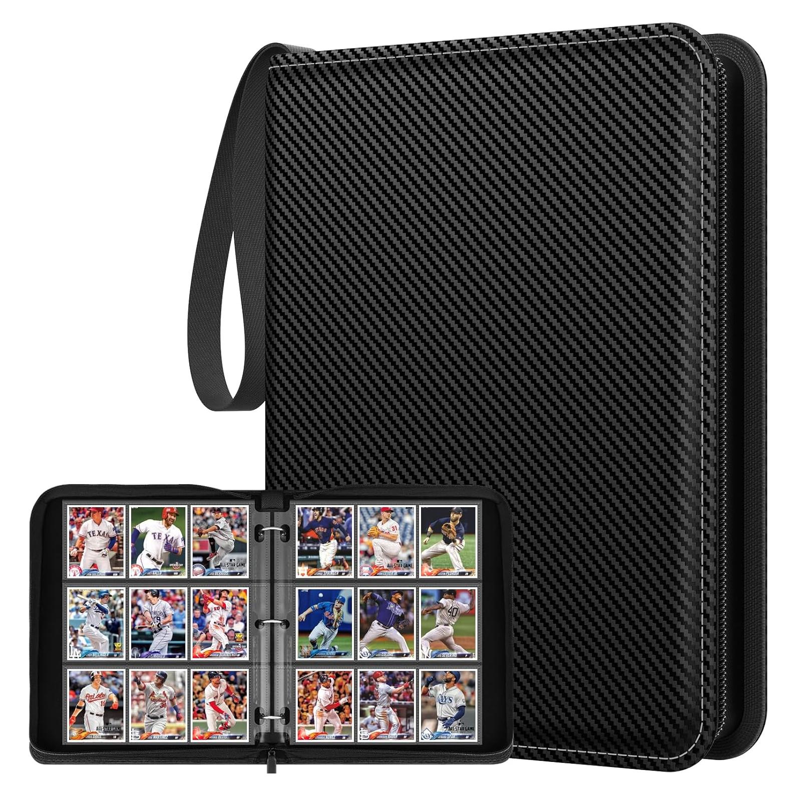 Carpeta Coleccionable LANFROM 720 Cartas Negra con Fundas