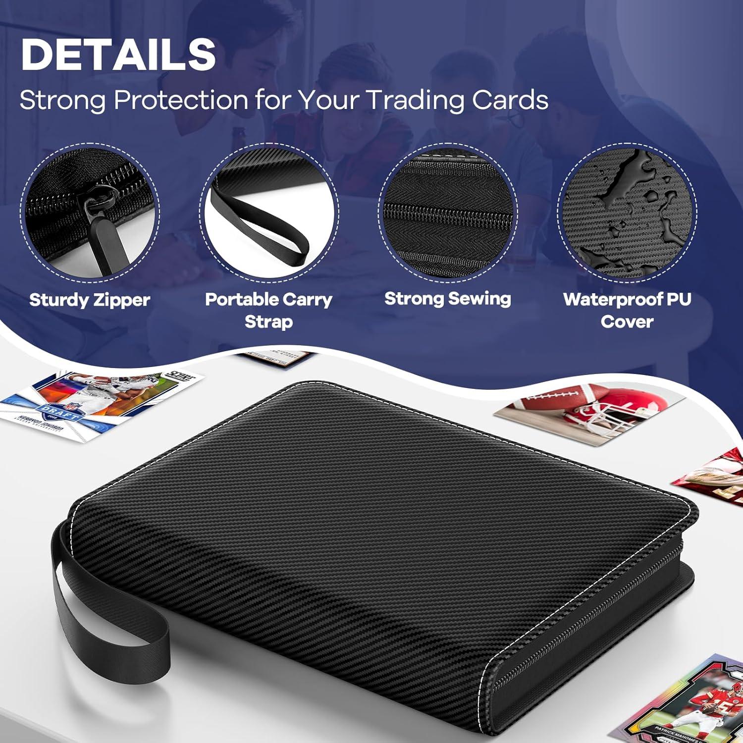 Carpeta Coleccionable LANFROM 720 Cartas Negra con Fundas