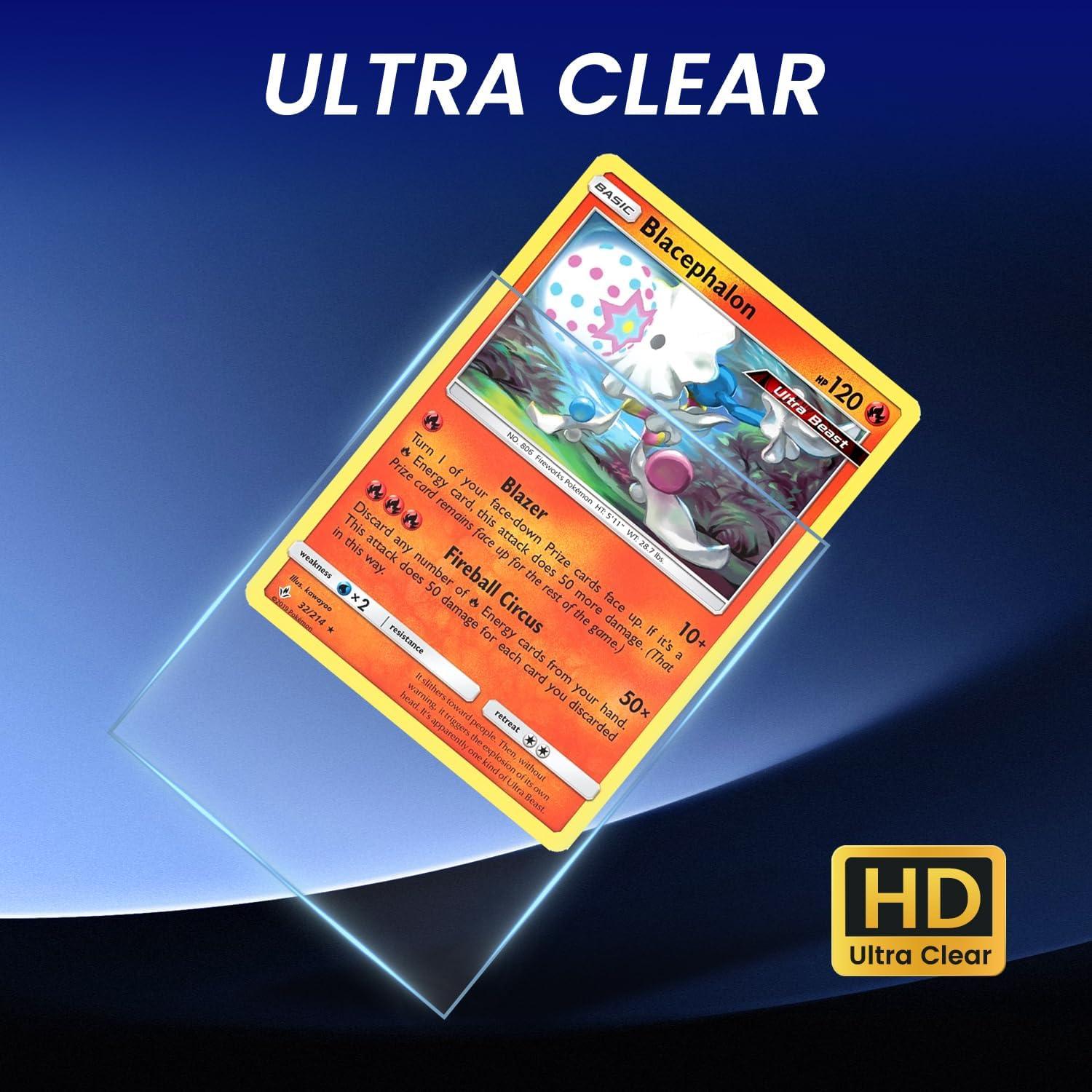 1200 Fundas de Cartas Coleccionables SEFOWG Transparentes