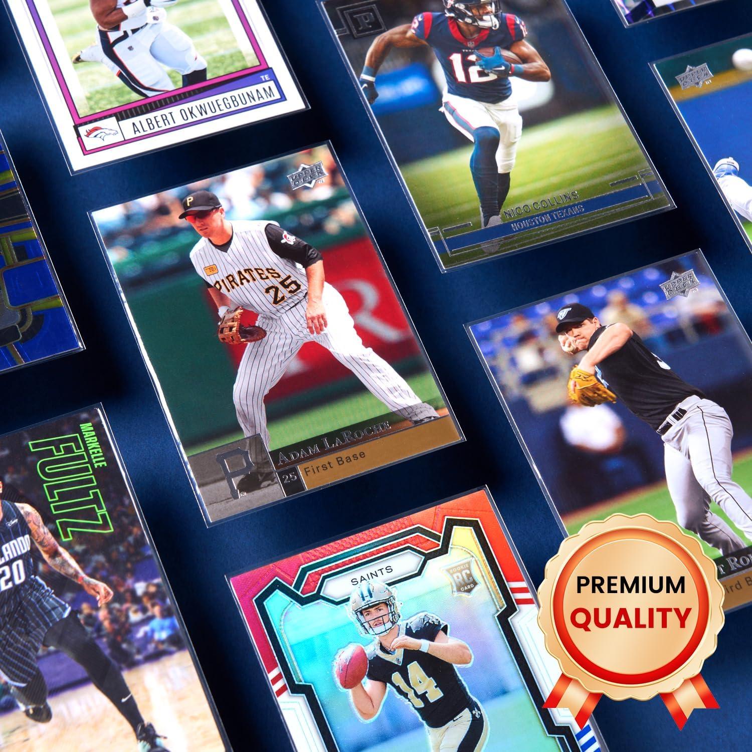 1200 Fundas de Cartas Coleccionables SEFOWG Transparentes