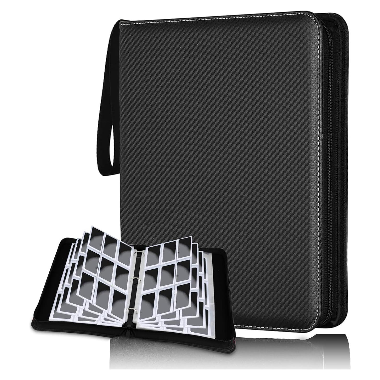 Carpeta de Cartas de Comercio YoKiStar 9 Bolsillos Negra