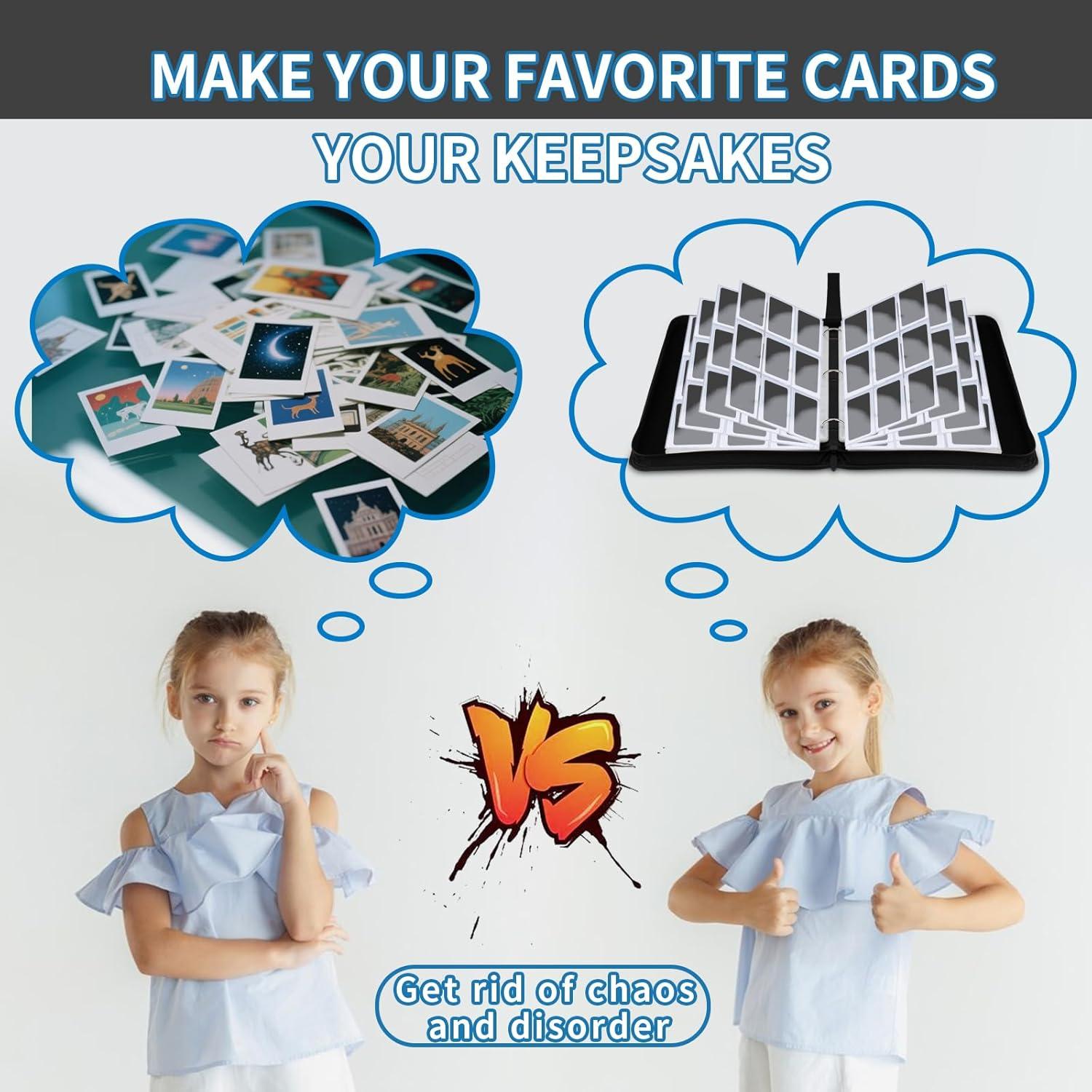 Carpeta de Cartas de Comercio YoKiStar 9 Bolsillos Negra