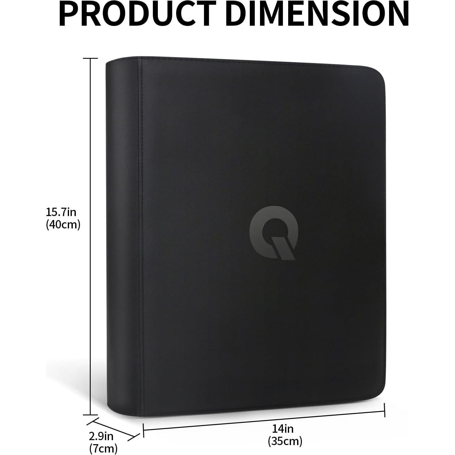 Carpeta Toploader Qurhafoo XL para 324 Tarjetas Coleccionables